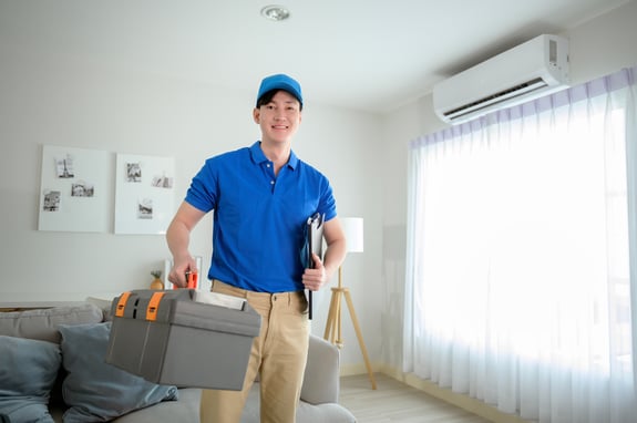 Home Service Professional in a home